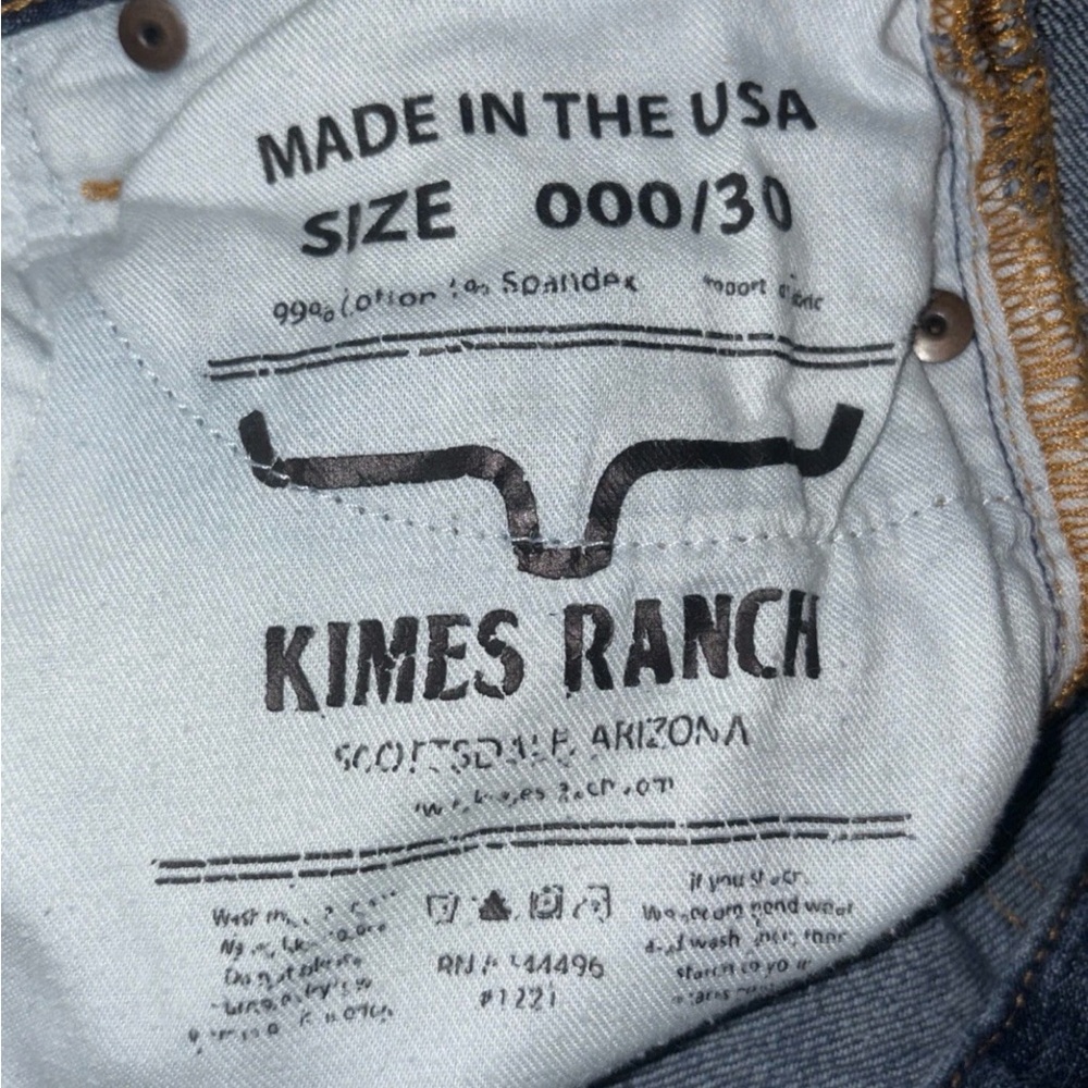 SOLD Kimes Ranch Jennifer Jeans Womens 000/30 Blue High Rise Flare